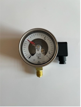 switchGAUGE PGS21.100/160 Manometr z urządzeniem kontaktowym system pomiarowy z mosiądzu