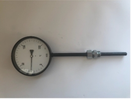 Termometr gazowy śr. 160mm W obudowie ze stali czarnej Model : TGR